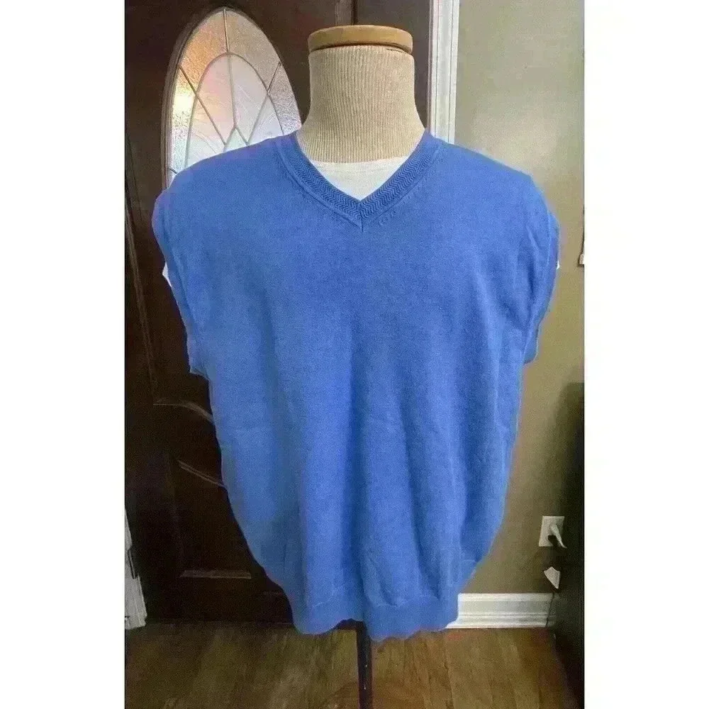 Cutter & Buck Golf Sweater Vest Large Blue mt34